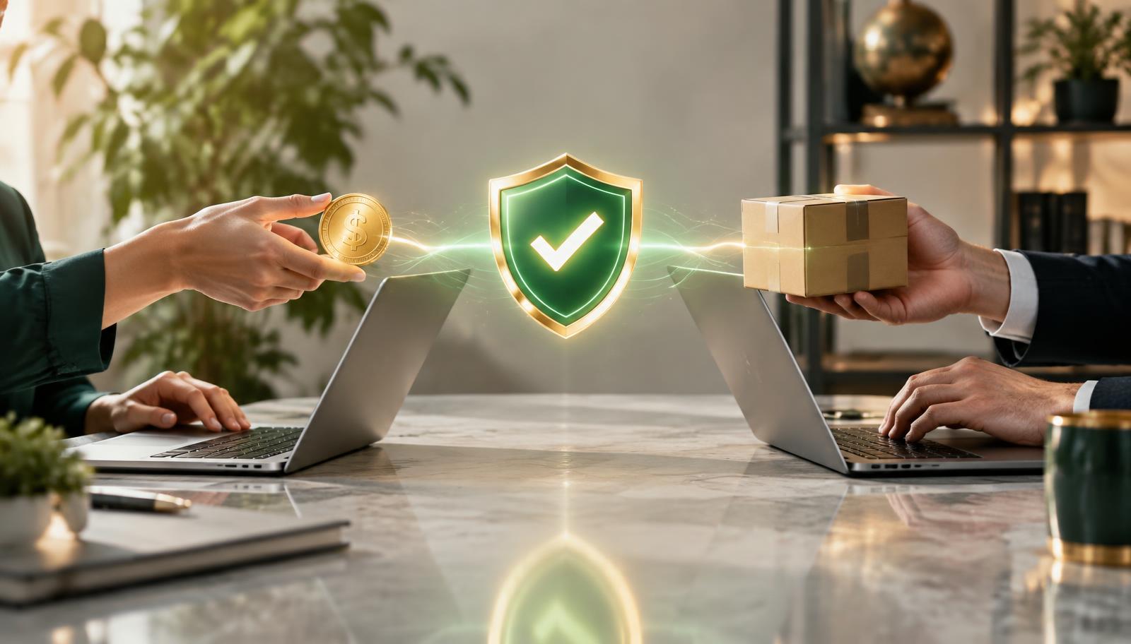 Secure account handover using escrow protection